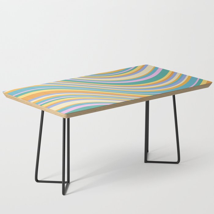Wavy Stripes XXIV - 90s Summer Coffee Table Gallery Image 1