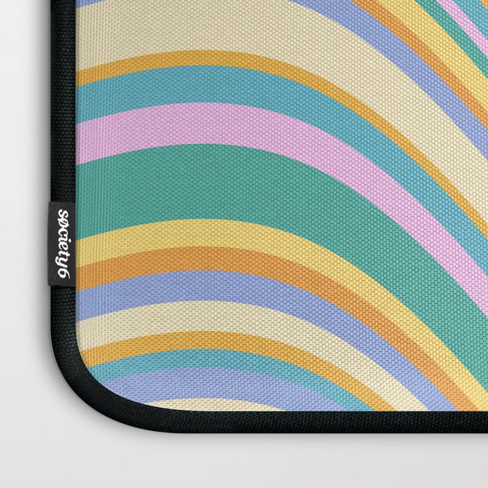 Wavy Stripes XXIV - 90s Summer Laptop Sleeve Gallery Image 3
