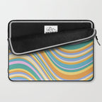 Wavy Stripes XXIV - 90s Summer Laptop Sleeve Gallery Image 2