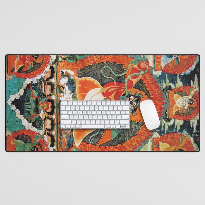 Tibetan Buddhist Hindu Garuda Shambala Desk Mat Gallery Image 1