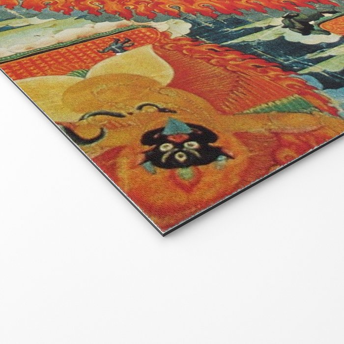 Tibetan Buddhist Hindu Garuda Shambala Welcome Mat Gallery Image 2