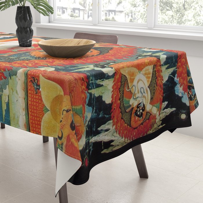 Tibetan Buddhist Hindu Garuda Shambala Tablecloth Gallery Image 3