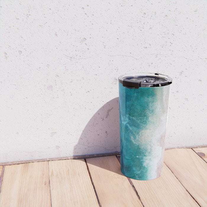 Watercolour Summer Beach IV Travel Mug Gallery Image 4