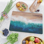 Watercolour Summer Beach IV Cutting Board Gallery Image 2