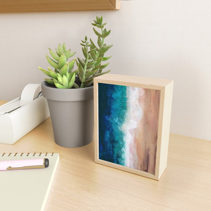 Watercolour Summer Beach IV Mini Art Print Gallery Image 2