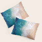 Watercolour Summer Beach IV Pillow Sham Gallery Image 3