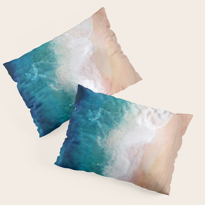 Watercolour Summer Beach IV Pillow Sham Gallery Image 3