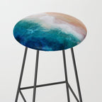 Watercolour Summer Beach IV Stool Gallery Image 2