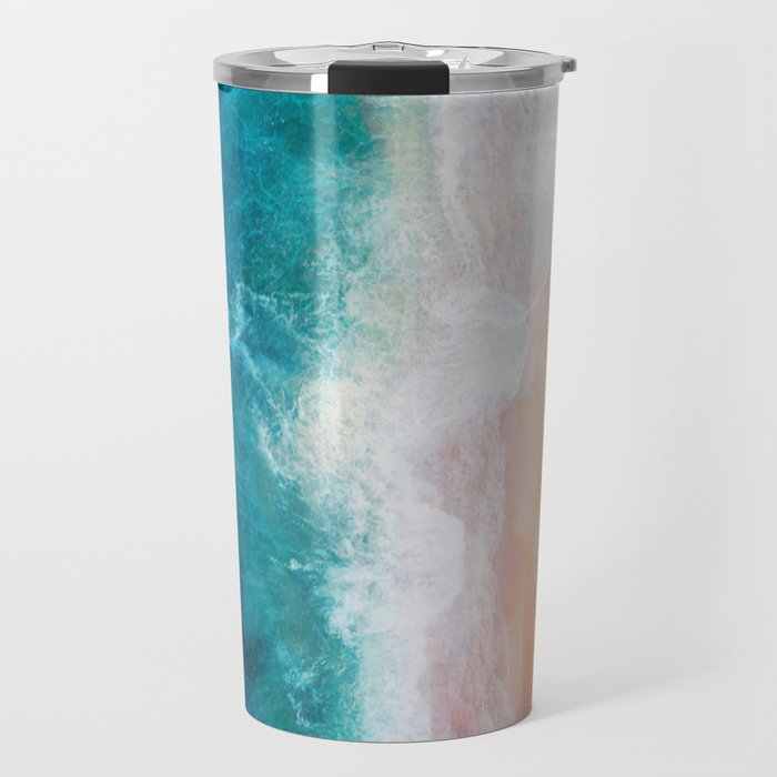Watercolour Summer Beach IV Travel Mug Gallery Image 1