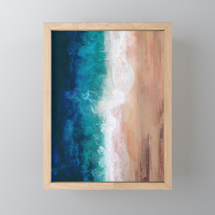 Watercolour Summer Beach IV Mini Art Print Gallery Image 1