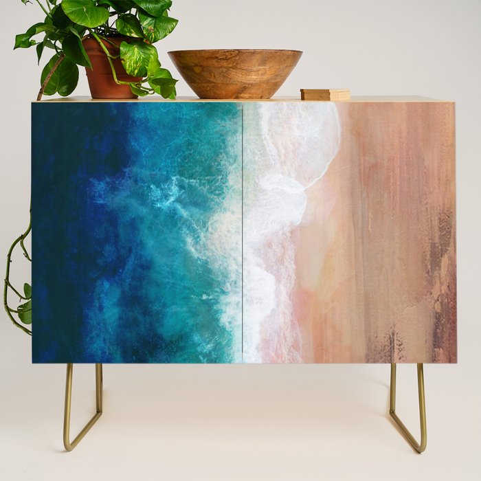 Watercolour Summer Beach IV Credenza Gallery Image 1