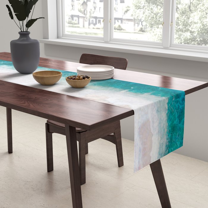 Watercolour Summer Beach IV Table Runner Gallery Image 2