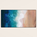 Watercolour Summer Beach IV Desk Mat Gallery Image 3