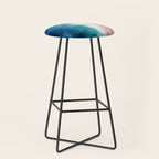 Watercolour Summer Beach IV Stool Gallery Image 1