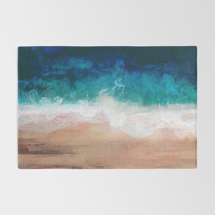 Watercolour Summer Beach IV Rug Gallery Image 2