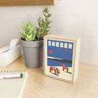 Vintage travel poster-Sweden-Dalarna. Mini Art Print Gallery Image 2