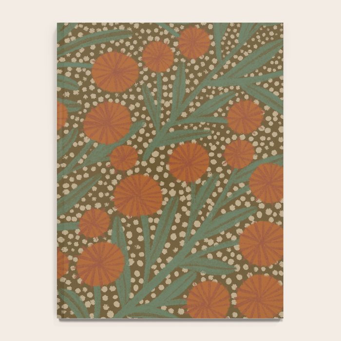Summer Garden / Green & Orange Notebook Gallery Image 4