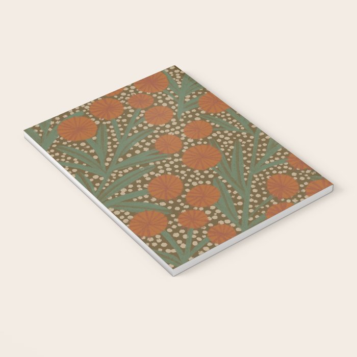 Summer Garden / Green & Orange Notebook Gallery Image 3