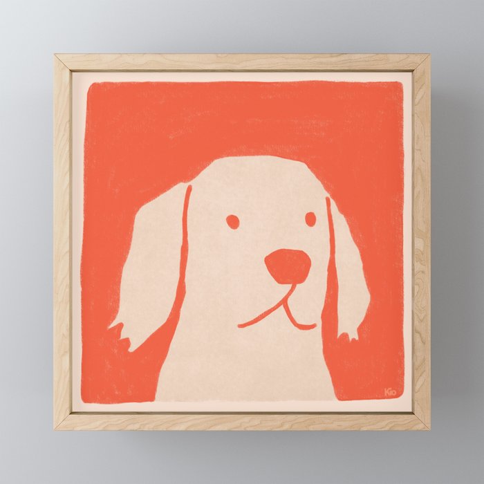 Dog oh  Mini Art Print Gallery Image 1