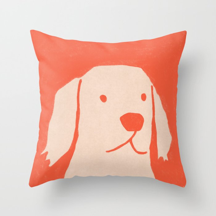 Dog oh  Throw Pillow Gallery Image 1