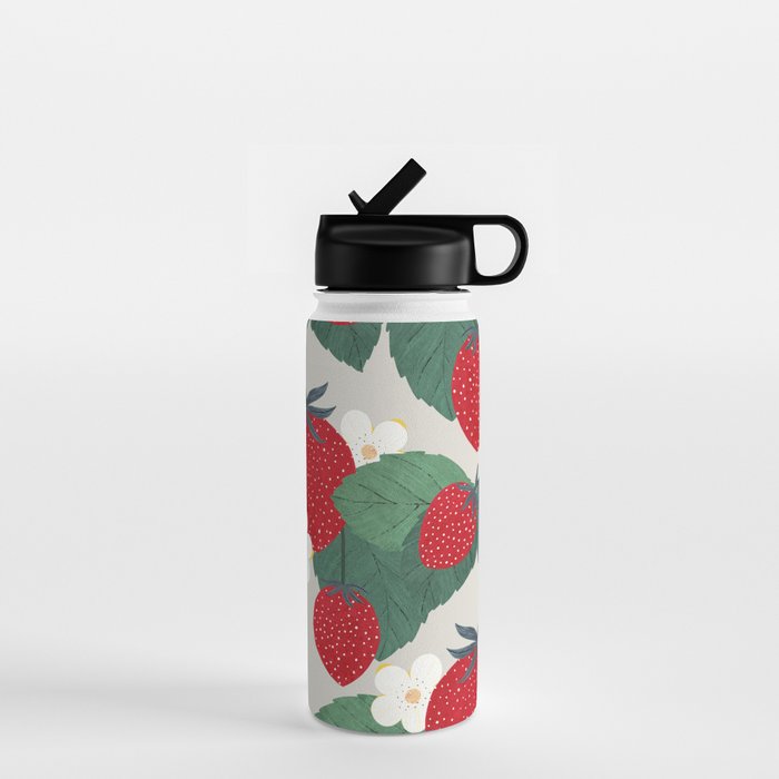 Fruit market Paris retro inspiration Water Bottle Gallery Image 1