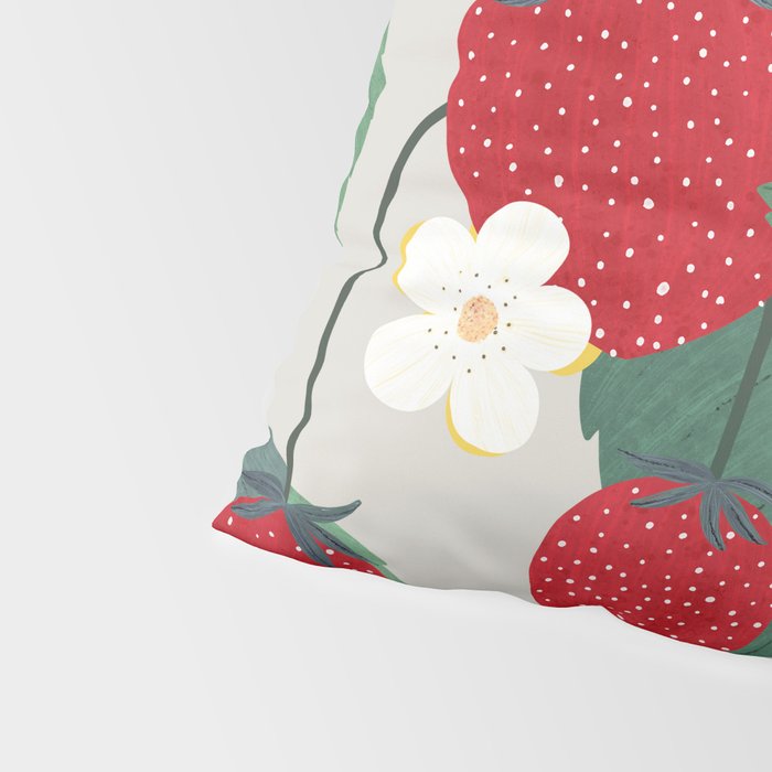 Fruit market Paris retro inspiration Pillow Sham Gallery Image 4