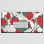 Fruit market Paris retro inspiration Desk Mat Gallery Image 1