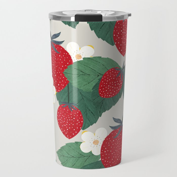 Fruit market Paris retro inspiration Travel Mug Gallery Image 1