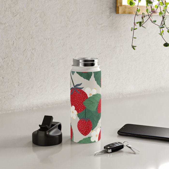Fruit market Paris retro inspiration Water Bottle Gallery Image 4