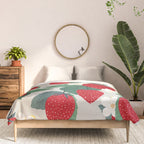 Fruit market Paris retro inspiration Comforter Gallery Image 3