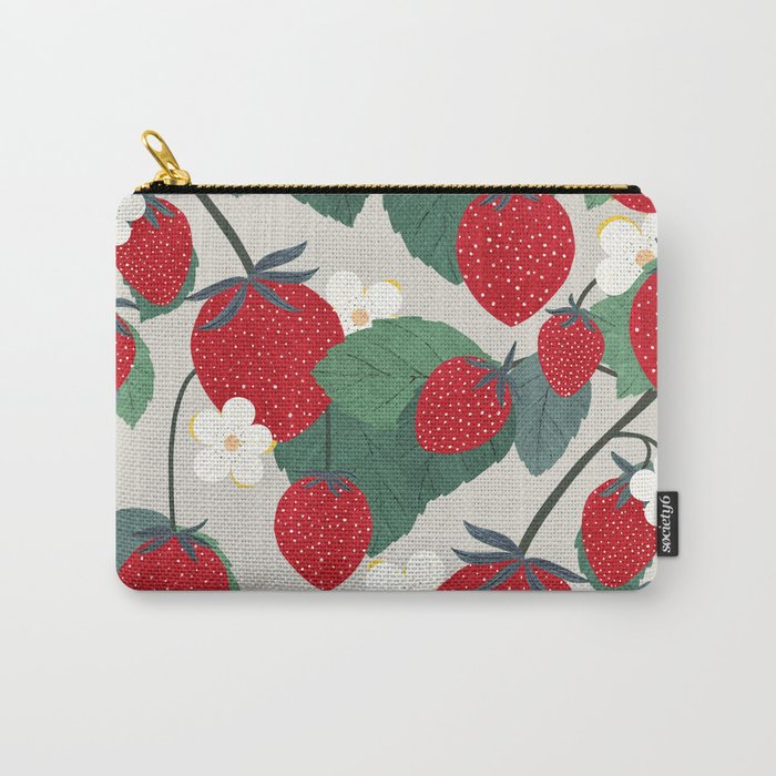 Fruit market Paris retro inspiration Carry All Pouch Gallery Image 1