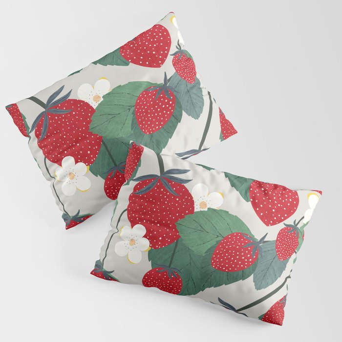 Fruit market Paris retro inspiration Pillow Sham Gallery Image 3