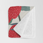 Fruit market Paris retro inspiration Throw Blanket Gallery Image 3