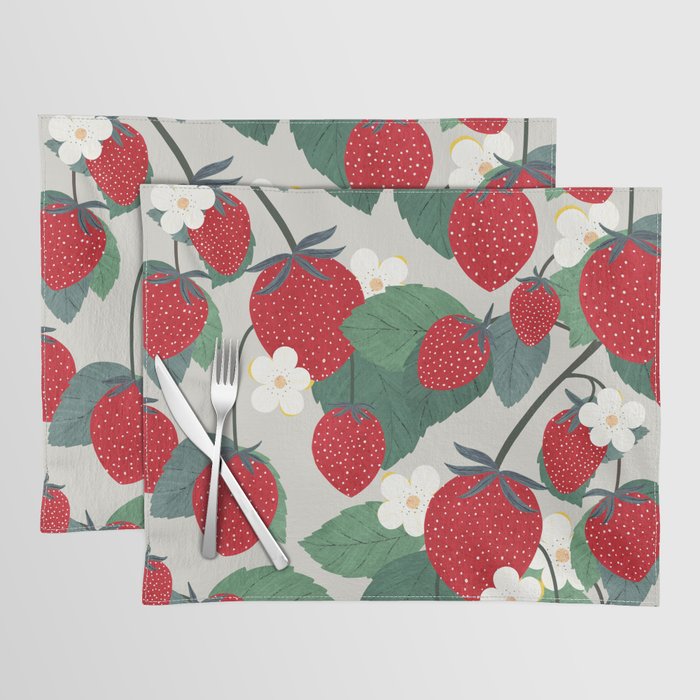 Fruit market Paris retro inspiration Placemat Gallery Image 1