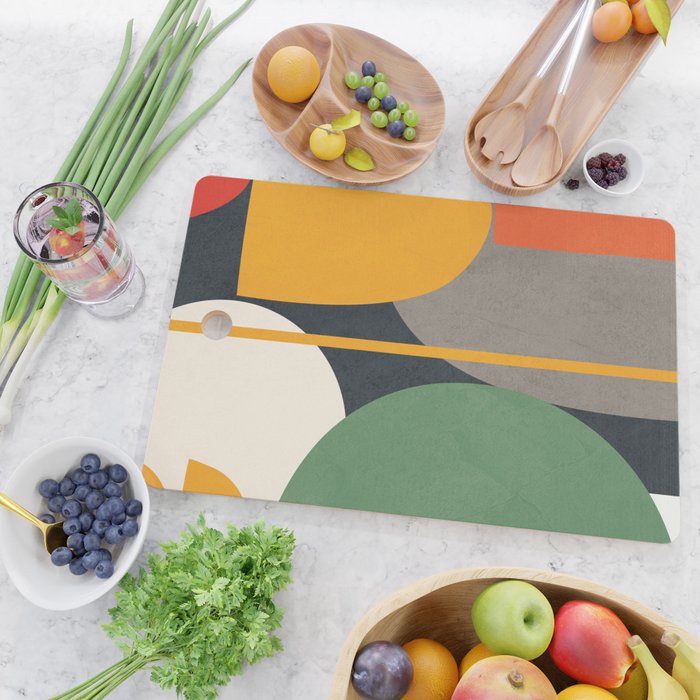 Abstract Shape Setting 02 Cutting Board Gallery Image 2