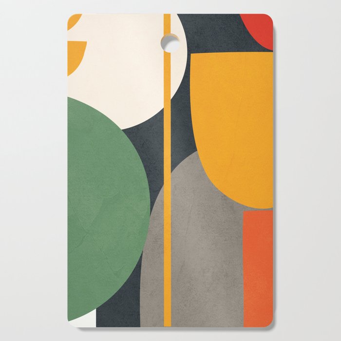 Abstract Shape Setting 02 Cutting Board Gallery Image 1