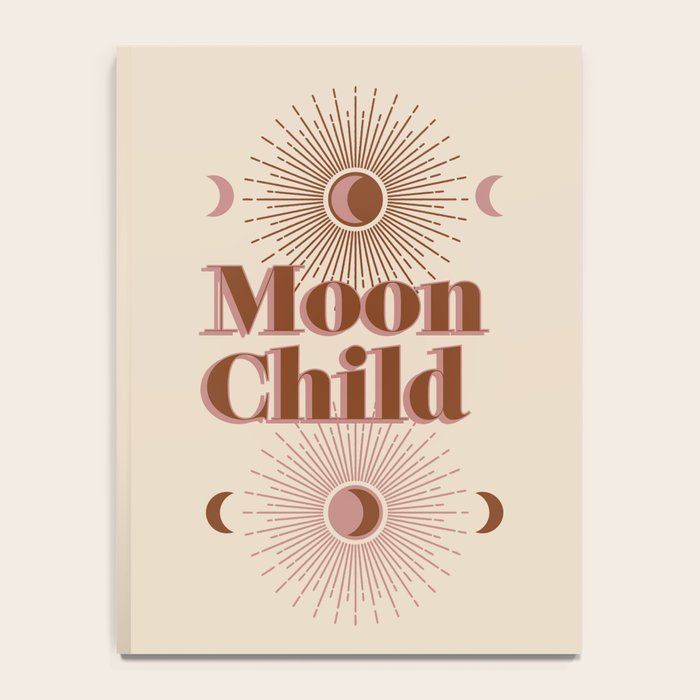 Vintage Moon Child Notebook Gallery Image 4