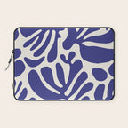 Abstract organic nature leaf art pattern Laptop Sleeve Gallery Image 1