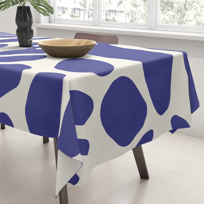 Abstract organic nature leaf art pattern Tablecloth Gallery Image 3