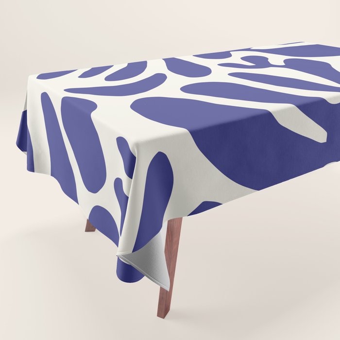 Abstract organic nature leaf art pattern Tablecloth Gallery Image 1