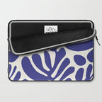 Abstract organic nature leaf art pattern Laptop Sleeve Gallery Image 2