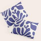 Abstract organic nature leaf art pattern Pillow Sham Gallery Image 3