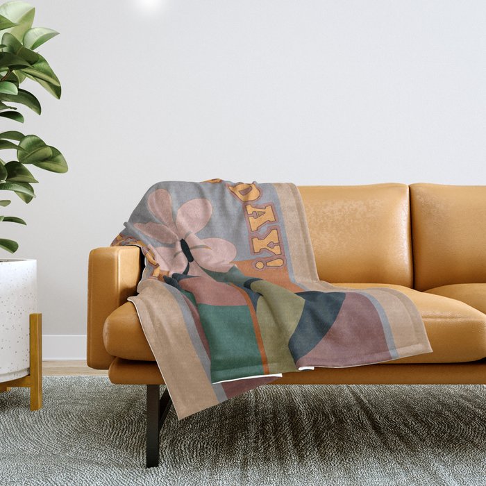 Have A Nice Day 8 Throw Blanket Gallery Image 1