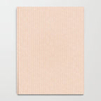 linen textured stripes - peach Notebook Gallery Image 4