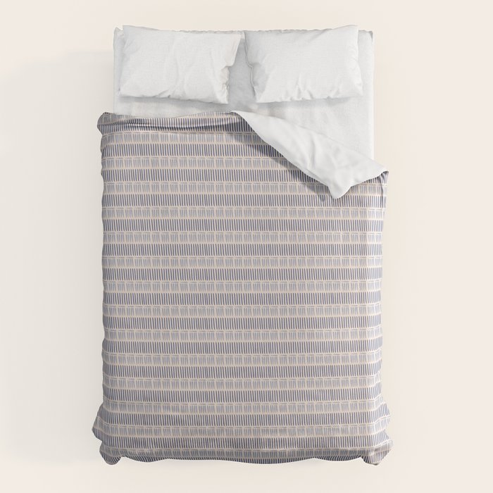 Indigo Blue Stripes  Duvet Cover Gallery Image 6