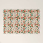 Botanical Nostalgia Hand Painted Welcome Mat Gallery Image 1