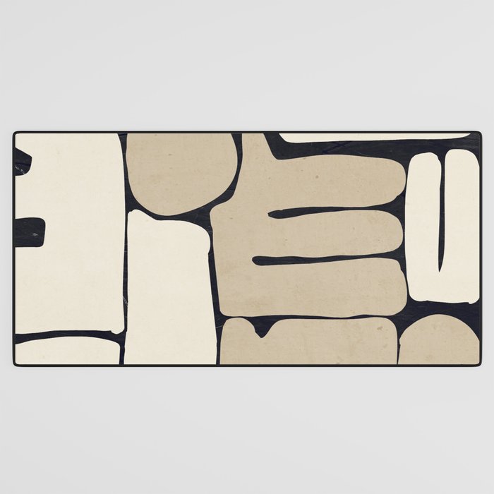 Modern Abstract Minimal Shapes 163 Desk Mat Gallery Image 3