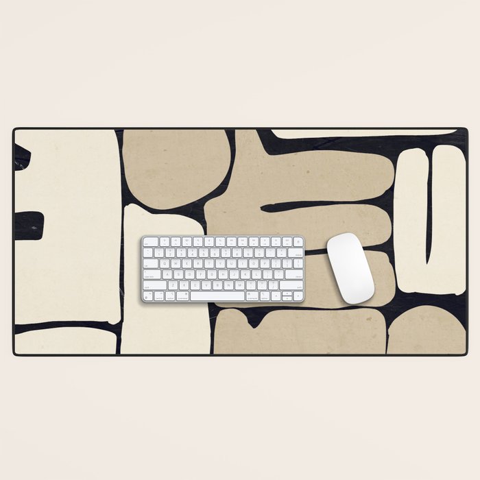 Modern Abstract Minimal Shapes 163 Desk Mat Gallery Image 1