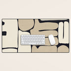 Modern Abstract Minimal Shapes 163 Desk Mat Gallery Image 1