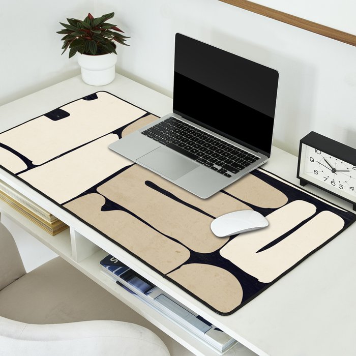 Modern Abstract Minimal Shapes 163 Desk Mat Gallery Image 2